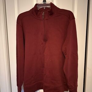 Tommy Bahama men’s medium like new burgundy 1/4 zip. Like new.